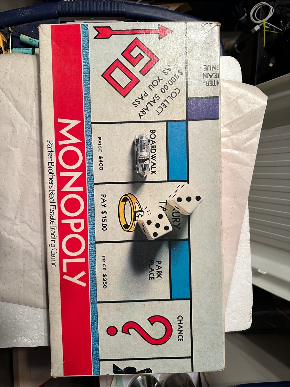 Vintage 1974 Monopoly Board Game #9